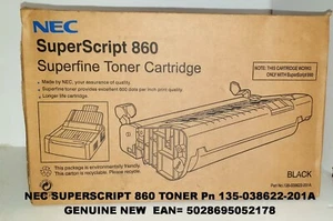 TONER NEC SUPERSCRIPT 860 PN 135-038622-201A ORIGINALE 04-07 datato RAZZA RARA - Foto 1 di 4