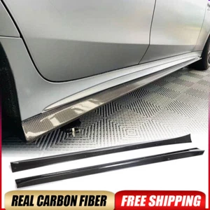 For Mercedes Benz X290  GT53 GT63 19-22 REAL Carbon Side Skirts Extension Lip - Foto 1 di 11