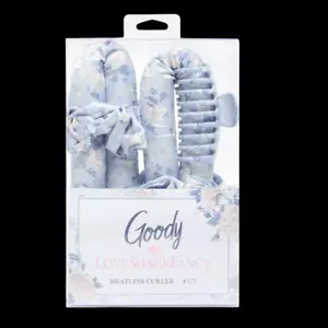 Goody LoveShackFancy Juego de rizos sin calor vacilantes para el cabello🎀💙 Rosetas azules everblooming - Imagen 1 de 5