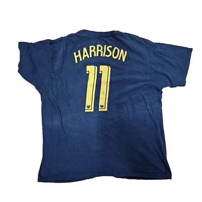 NYCFC Nick Harrison Adidas Adulto Hombre Camiseta Grande Azul #11 Nueva York Fútbol O2a Foto 1 de 4