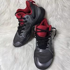 Nike Mens Size 8 Fly By Mid 2 CU3503-005 Gray & Red Basketball Shoes Sneakers - Picture 1 of 9