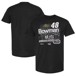 Alex Bowman #48 Throwback Racing Tee – Motorsports Fan Tee S-5XL - Picture 1 of 4