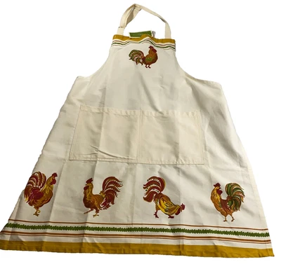 Williams-Sonoma Womens Tuscan Rooster Kitchen Apron One Size 100% Cotton NWT - Image 1 of 4