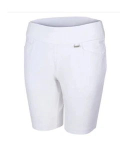 GREG NORMAN Pull On Golf Shorts Size XS White NEW Elastic Waist Active Sport - Picture 1 of 10