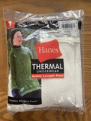 Hanes Boys Thermal Ankle Length Pant Underwear XL New - Image 1 of 3