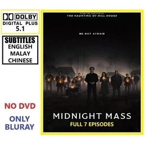Midnight Mass (2022) [7 EPISODES] Drama Fantasy Brand New & Sealed Bluray - Imagen 1 de 3