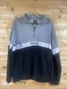 Vintage Men’s Dickies Fleece Top Sweatshirt Size XL Black And Grey - Picture 1 of 4