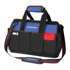 18" Tool Bag Open Top Tool Organizer Bag with 20Pocket Adjustable Shoulder Strap - Picture 1 of 12