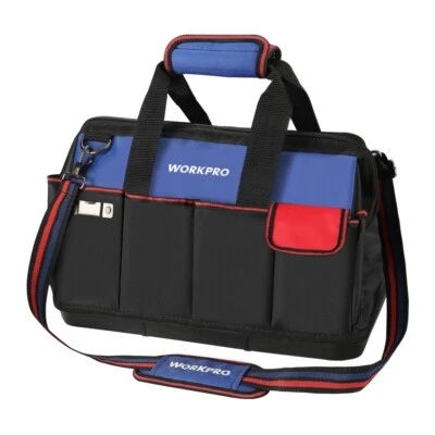 18" Tool Bag Open Top Tool Organizer Bag with 20Pocket Adjustable Shoulder Strap - Image 1 of 4