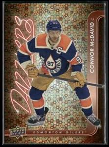 2024-25 UD series 1,2 & Ext - ORANGE/PINK/ RED/GREEN Dazzlers * U PICK FROM LIST - Picture 1 of 135