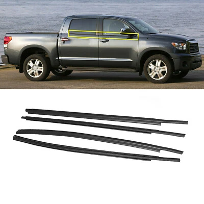 Window Weatherstrip Belt Molding For Toyota Tundra Crew Max 2007-2018 (4 doors) - Image 1 of 4
