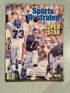 Sports Illustrated, February 2, 1987, Label, Phil Simms, New York Giants - Picture 1 of 3