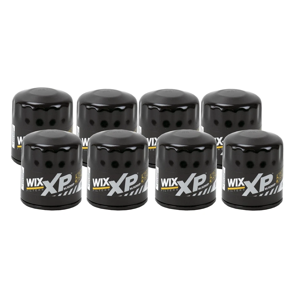 Wix Xp Set of 8 Engine Motor Oil Filters For Buick Cadillac Chevrolet GMC Police - Image 1 of 1