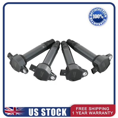 Paquete de 4 bobinas de encendido para Dodge Caliber Avenger Jeep Compass 4606824AC UF557 Foto 1 de 4