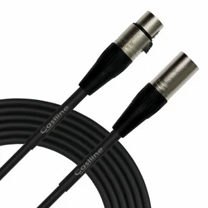 Castline Silver XLR Microphone Cable Mogami 2582 - Picture 1 of 4