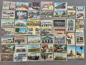 43 Dif. ROADSIDE LINEN RESTAURANT Postcards 1930s-1950 - Great Lot! - Picture 1 of 4