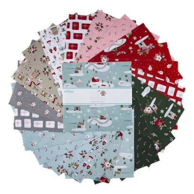 Apilador Layer Cake 10" 42 piezas Riley Blake "Warm Wishes" de Simple Simon Christmas Foto 1 de 2