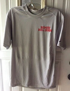 Camiseta deportiva gris Romeo Bulldogs - talla pequeña - Imagen 1 de 4