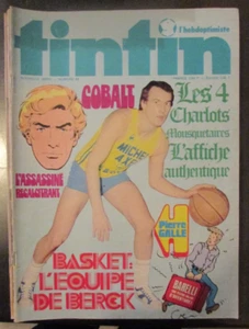 TINTIN L'HEBDOPTIMISTE NOUVELLE SÉRIE N° 63 de 1974 COMPLET DU POSTER - Picture 1 of 1