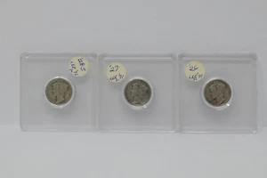 1926 1927 1928 Mercury Winged Liberty Silver Dimes - Picture 1 of 11