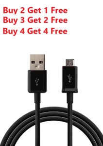 Cable Micro USB LG Carga Rápida Negro para Samsung Galaxy S7 S7 S6 S4 J3 J7 - Imagen 1 de 1