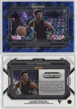 2023 Panini Prizm Draft Picks Blue Ice Variations /99 Scoot Henderson Rookie RC