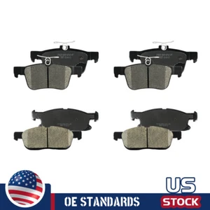 For Ford Edge Lincoln MKZ MKX Nautilus Continental Front Rear Ceramic Brake Pads - Picture 1 of 6