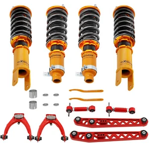 Coilovers Kit + Control Arms For Honda Civic EJ EK EM EJ5 96-00 Rear fork type - Picture 1 of 12