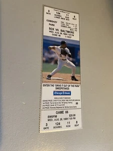 Orioles at Chicago Rare Unused Ticket 8-26-98 Ripken GM # 2610 & HR # 382 - Picture 1 of 2