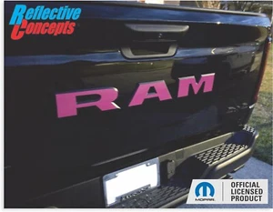 RAM Tailgate Emblem Overlay Decal Sticker - 2025-2026 Ram 1500 - Picture 1 of 102