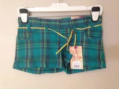 NUEVO CON ETIQUETAS MUJER OP BERMUDA TURQUESA COMBO SHORTS TALLA 1  Foto 1 de 4