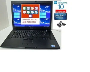DELL LATITUDE E6500 Laptop 15.4" Wireless WINDOWS 10,,Office word complete, word - Picture 1 of 10