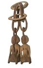 Vintage African Wooden Hand Carved Wedding Marriage Fertility Chain Hand Carved