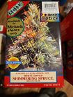 New Lemax 1999 Shimmering White Tipped Spruce Xmas Tree 6Inches Fiber Optics
