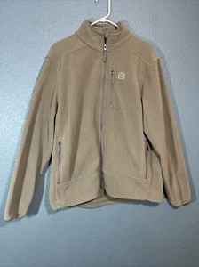 Avalanche Mens Full Zip Chest Pocket Polyester Fleece Pullover Jacket Large - Picture 1 of 12