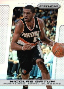 2013-14 Panini Prizm Prizms #144 Nicolas Batum - NM-MT