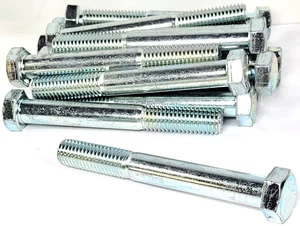1/2-13 x 4 in Grade 5 Hex Bolt 1/2"-13 x 4" Grade 5 Hex Cap Screw  ~ 20 PCS - Picture 1 of 3