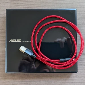 ASUS SDRW-08D1S-U External Slim 8X DVD-RW Optical Drive - Picture 1 of 3