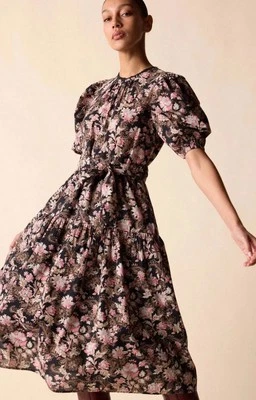 St Roche Ciel Midi Dress Belladonna Floral Print Size 10 BNWT  - Image 1 of 4