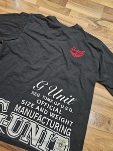 Vintage G-Unit T-Shirt 3XL Black Heavyweight Tools of the Trade Hip Hop Y2K - Picture 1 of 10