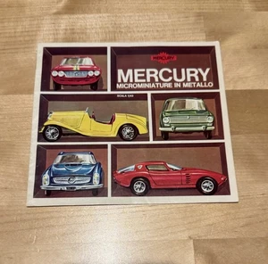 VINTAGE RARE MERCURY MADE IN ITALY DIECAST TOYS CATALOG MICROMINIATURE METALLO. - Picture 1 of 7
