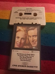 GEORGE JONES & TAMMY WYNETTE- ME AND THE FIRST LADY CASSETTE TAPE - Imagen 1 de 1
