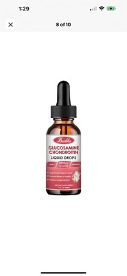 Gotas líquidas 60 ml de glucosamina condroitina MSM con cúrcuma Boswellia quercetina Foto 1 de 4