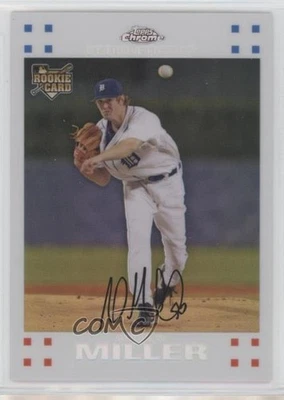 2007 Topps Chrome White Refractor /660 Andrew Miller #298 Rookie RC - Image 1 of 2
