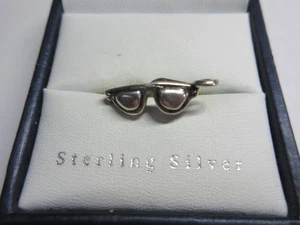 Vintage STERLING SILVER Sunglasses BRACELET CHARM, Pendant - Picture 1 of 3