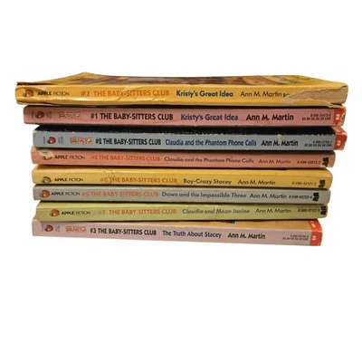 The Baby Sitters Club Books Lot of 8 Distressed Duplicates PLEASE READ - Imagem 1 de 4