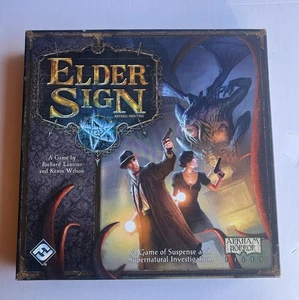 Juego de mesa Elder Sign Arkham Horror Files Fantasy Flight Games COMPLETO - Imagen 1 de 4