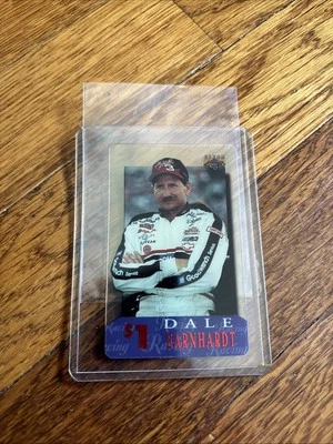1996 Classic Clear Assets Phone Card $1 #19 DALE EARNHARDT Acetate Vintage - Image 1 of 2