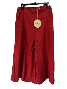 HAYDEN LOS ANGELES NWT Wide Leg Crop Pants Size Medium Boho Comfy Style - Picture 1 of 8