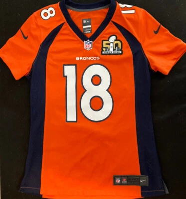 Women’s PEYTON MANNING Denver Broncos Super Bowl 50 Nike Authentic Jersey - Image 1 of 4
